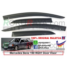 Mercedes Benz 190 W201 1984-1993 AG Door Visor Air Press Wind Deflector (Small 7cm Width)